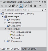 solution explorer